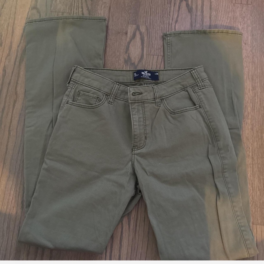 Hollister Olive Green Women's Pants